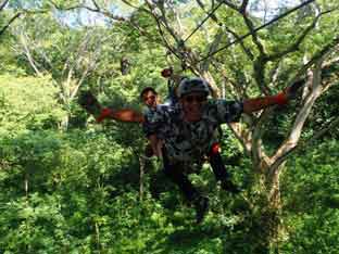 Canopy en el volcan Mombacho